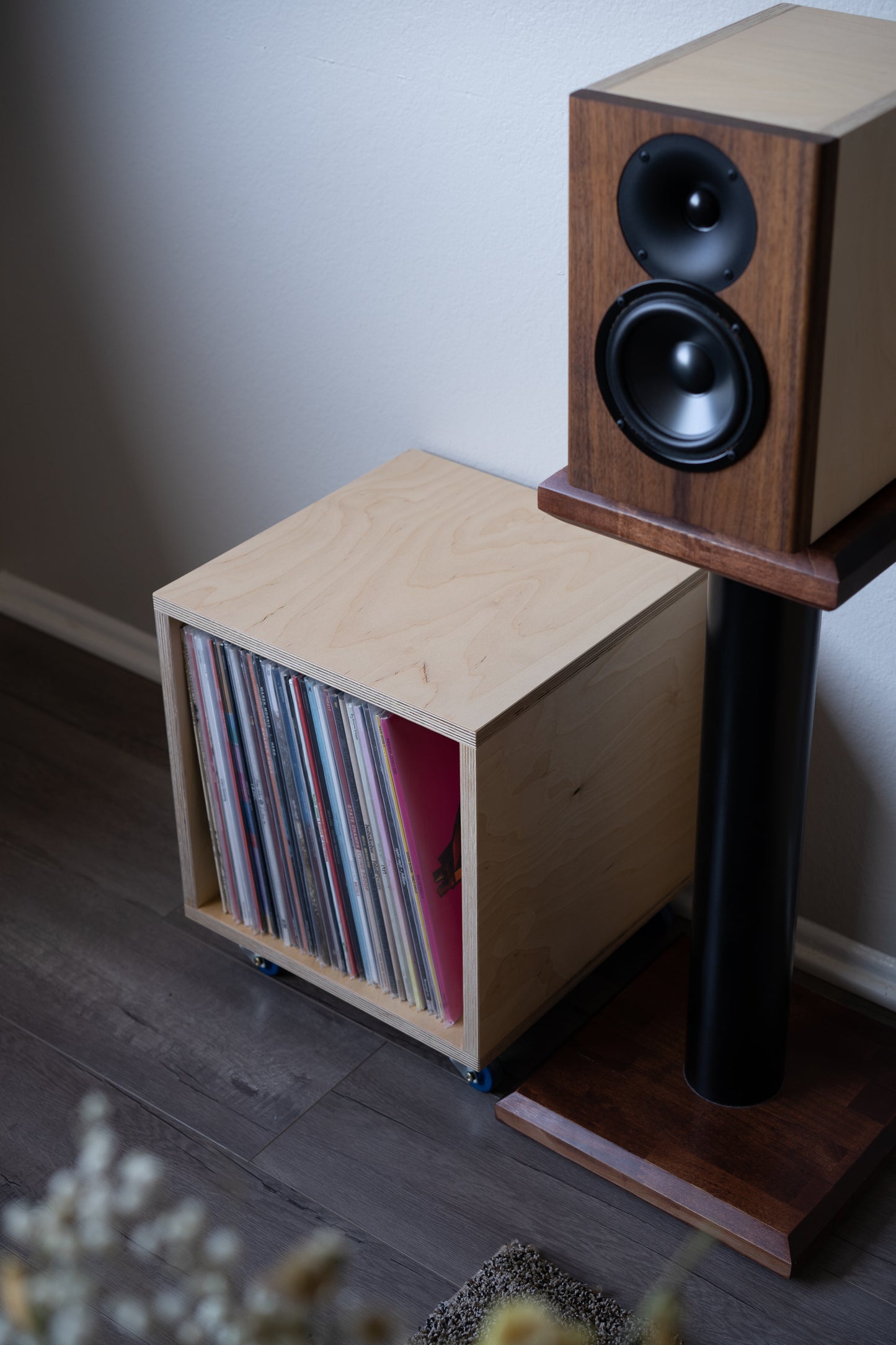 Birch Record Cube